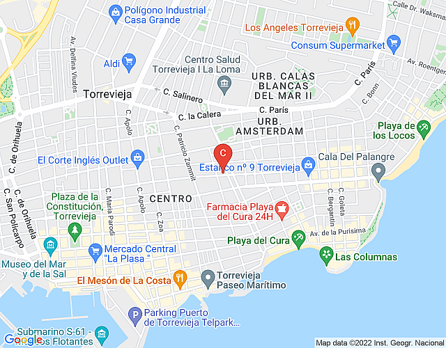 CH San Pascual Torrevieja map image