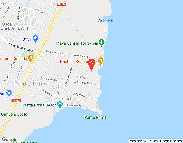 CH Oasis Sea Senses Punta Prima (Torrevieja) imagen del mapa
