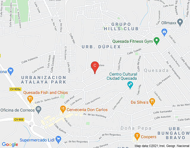 CH Villa Costablanca Ciudad Quesada imagen del mapa