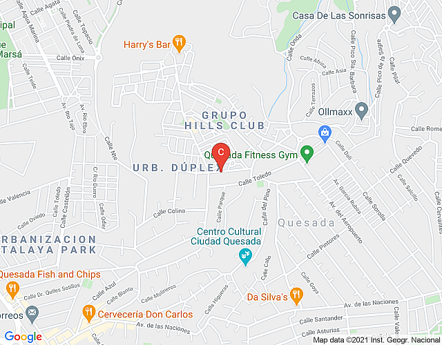 CH Villa Alta Ciudad Quesada imagen del mapa