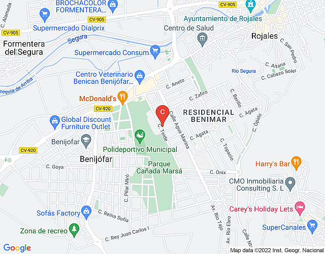 CH Villa Teide Benimar (Benijofar) map image