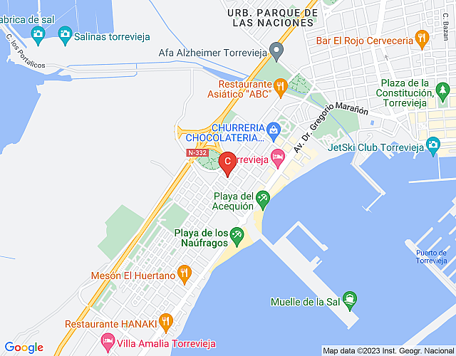 CH Princesa Playa Torrevieja map image