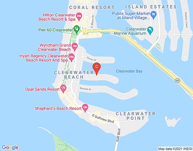 Clearwater Beach Townhome w/Game Room & Boat Slip! map image
