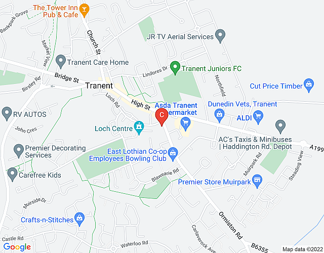 4 Bedroom House – Tranent map image