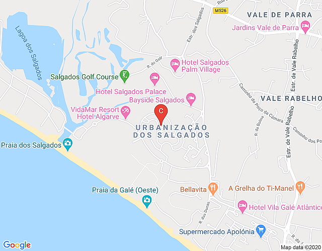 Herdade dos Salgados, T3-8C_1B, Vila das Lagoas, Albufeira. imagem do mapa