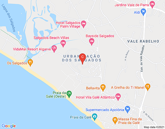 Herdade dos Salgados, 1 Quarto, Vista piscina no Vila das Lagoas, Albufeira, Praia dos Salgados imagem do mapa