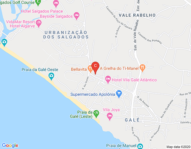 Villa Manuel – 4 bedroom villa, walk to beach, restaurants and supermarket map image