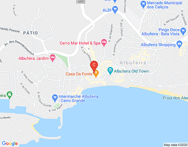 Sofeelings, Room Beach, First floor, Downtown Albufeira map image
