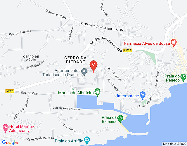 Apartamentos da Orada, T1_G-128 Marina de Albufeira map image