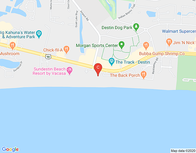 Sterling Sands 811  – GULF FRONT! Panoramic views! map image