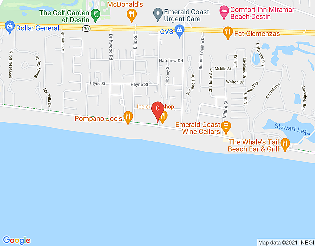 Ciboney 2011 -Palm Breeze – new to the Beach Bums Family map image