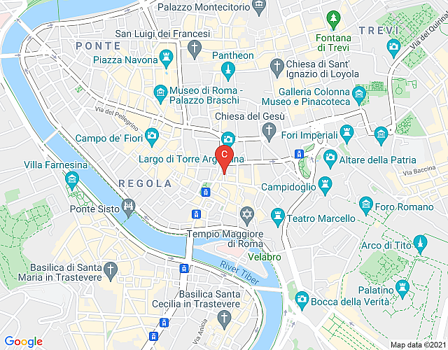Bella Elena apartment – Jewish Ghetto map image