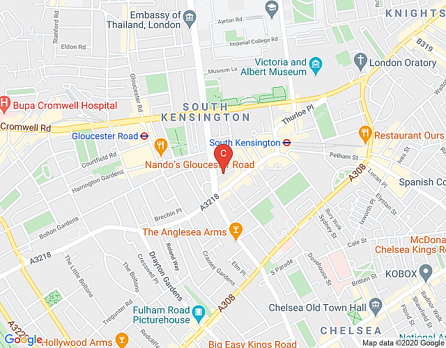 Beautiful penthouse in South Kensington prime location map image