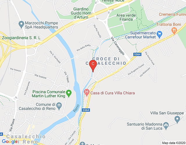 Brand new 1BR close to Bologna city centre map image