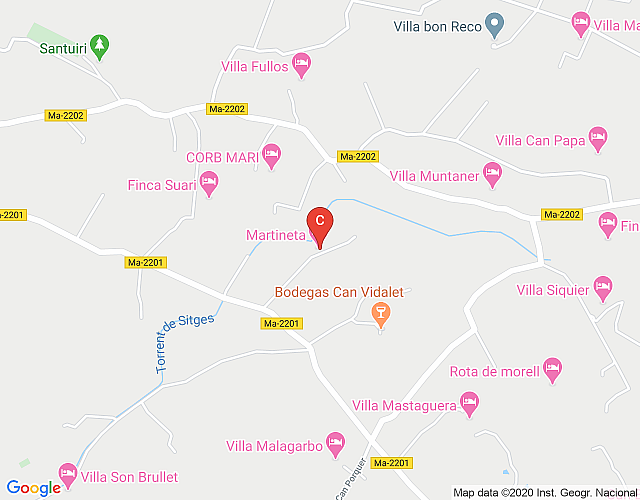 Villa Marine for a family of 4, only 1.5km to the old town of Pollensa! Catalunya Casas map image