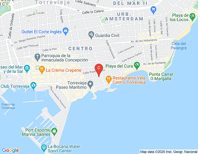CH Oriente Torrevieja map image