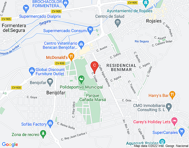 CH Villa Teide Benimar (Benijofar) map image