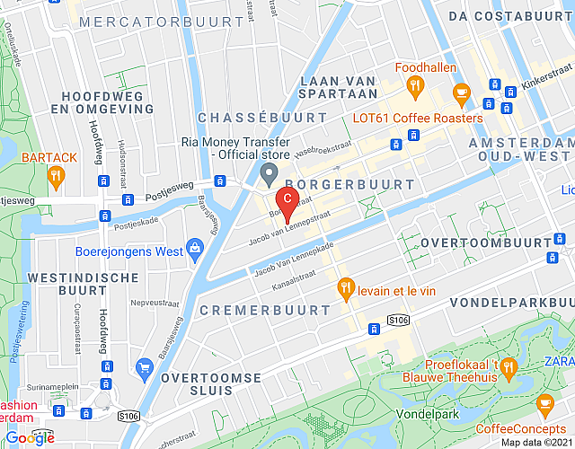 Jacob van Lennepstraat – 1 bedroom – Sleeps 2 map image