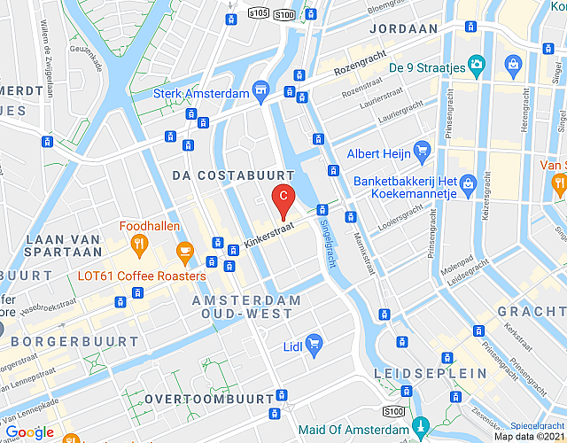 Kinkerstraat 24 – Apartment map image