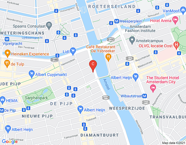 Jan van der Heijdenstraat – 2 bed map image