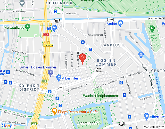 Hofwijckstraat – 2 bedroom – Sleeps 3 map image