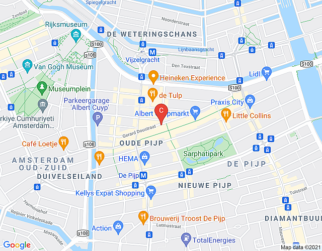 Gerard Doustraat – Studio map image