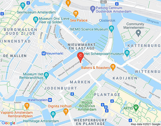 Nieuwe Uilenburgerstraat – 2 bedroom map image