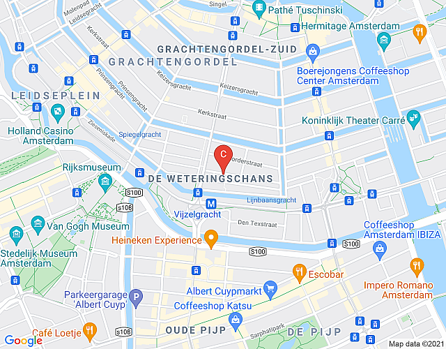 Nieuwe Looiersstraat 1 bedroom – Sleeps 2 map image