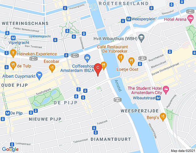 Tweede Jan van der Heijdenstraat 80 – Studio map image