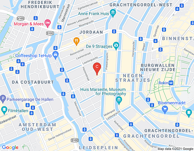 Elandsgracht – 1 bedroom map image