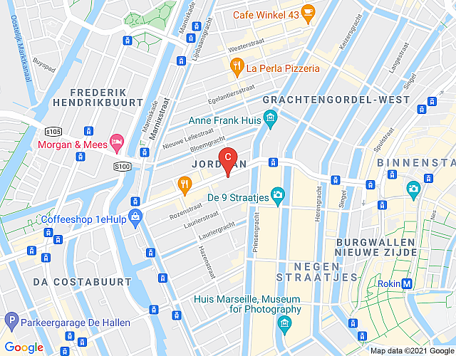 Rozengracht – 1 bedroom map image