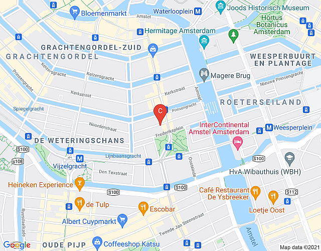 Utrechtsedwarsstraat – 1 bed map image