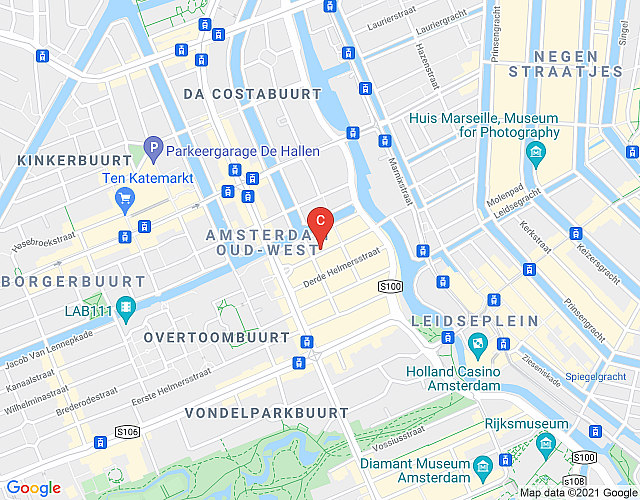 Bosboom Toussaintstraat – 2 bedroom map image