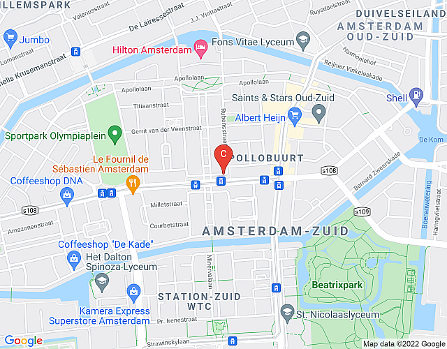 Minervaplein HS – 3 bedrooms map image