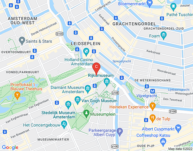 P.C. Hooftstraat – 3rd Floor: 1 bedroom map image
