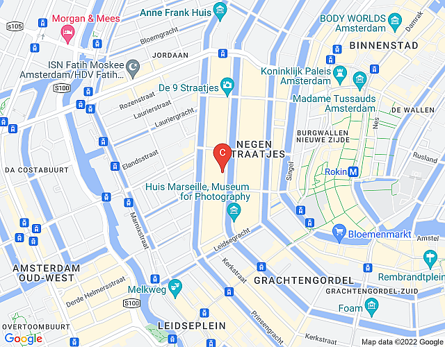 Keizersgracht – Luxury 2 bed Apartment map image