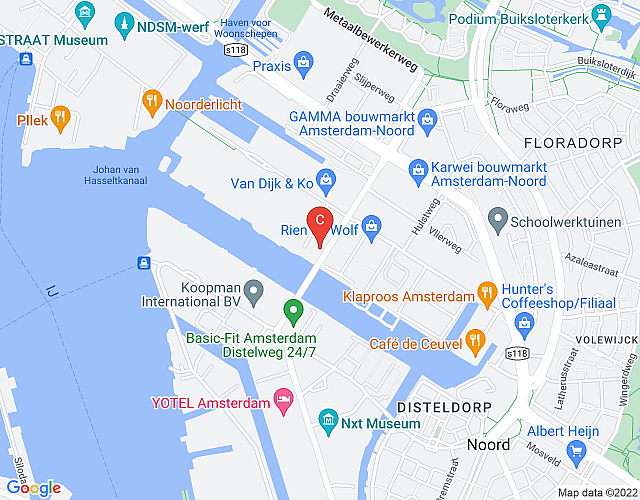Ridderspoorweg – Studio map image