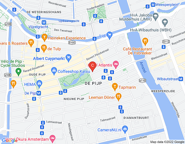 Tweede Jan van der Heijdenstraat – 4 bedrooms map image