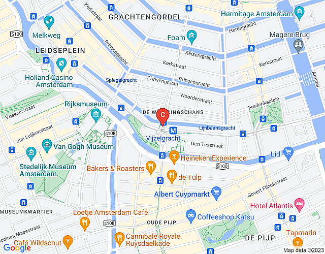 Weteringschans – One Bedroom map image