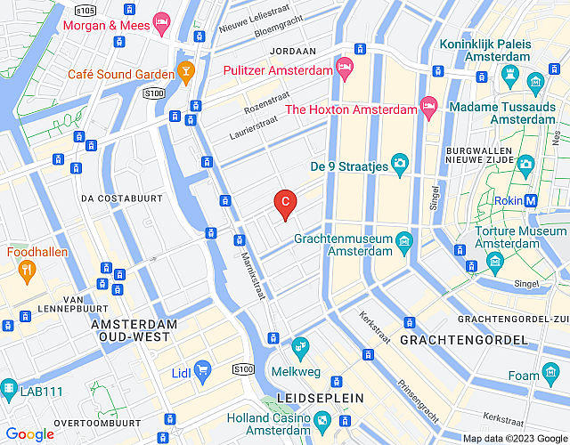 Oude Looiersstraat – 1 bedroom – 3rd Floor map image
