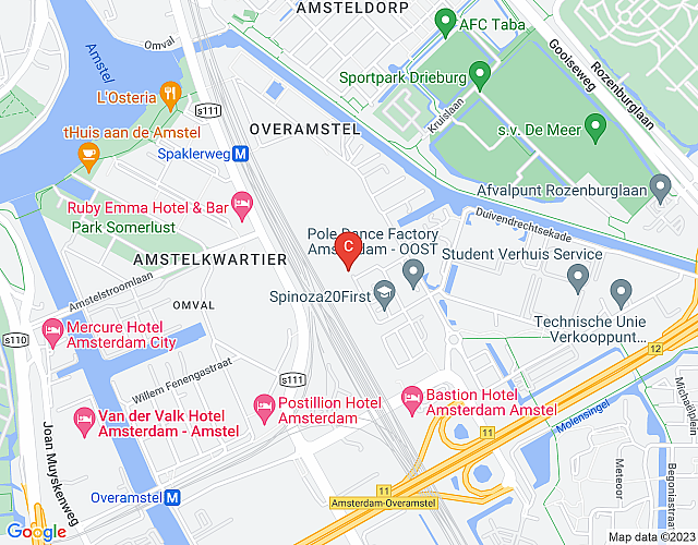 Bijlmerbajes, H.J.E. Wenckebachweg – Studio map image