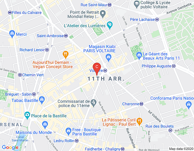 Mini Loft Parisien Roquette CityCosy map image