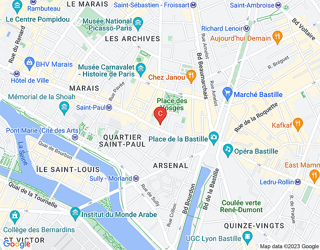Appartement Saint Antoine CityCosy map image