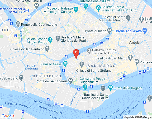 Le Lido – Chic Appartement Vénitien à San Marco sur Le grand Canal map image