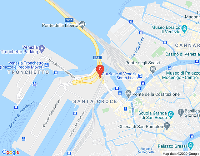 Palazzina Sul Canale, Venise classique rencontre le Style moderne map image