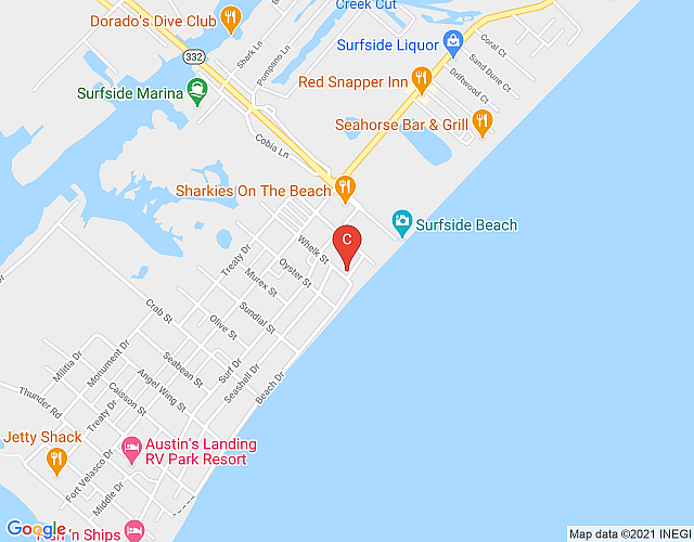 Salty Beaches & Sandy Paws  –  122 Beach Dr map image