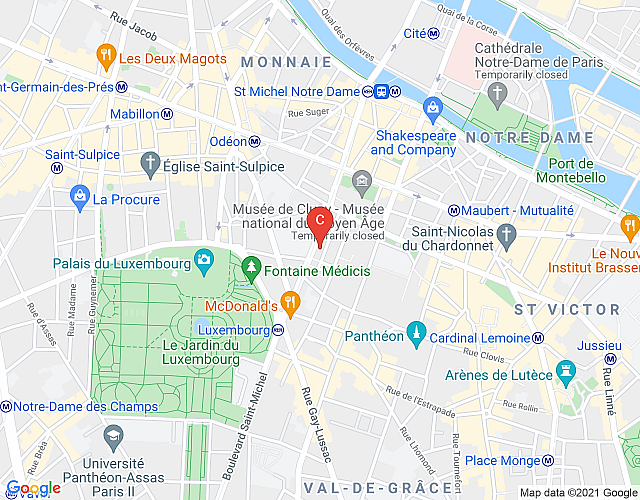 La Terrasse Du Sorbonne map image