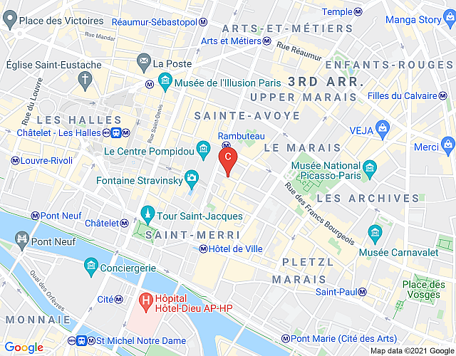 Le Merlot du Marais map image