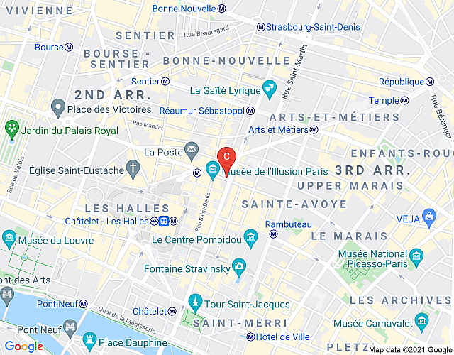 La Charme Du Marais – Montorgueil map image