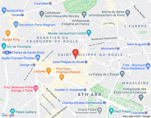 Le Bijou de Saint Honoré map image